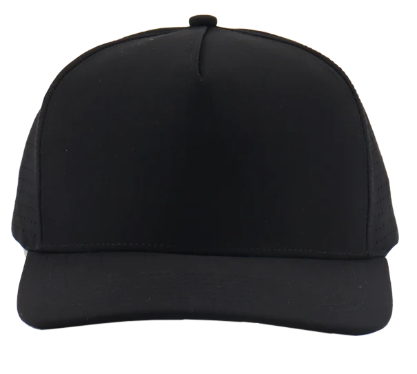 Fairway Snapback — Club Black Front