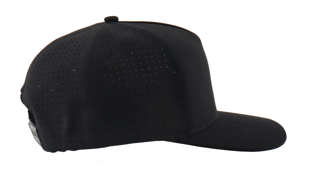 Fairway Snapback — Club Black Side