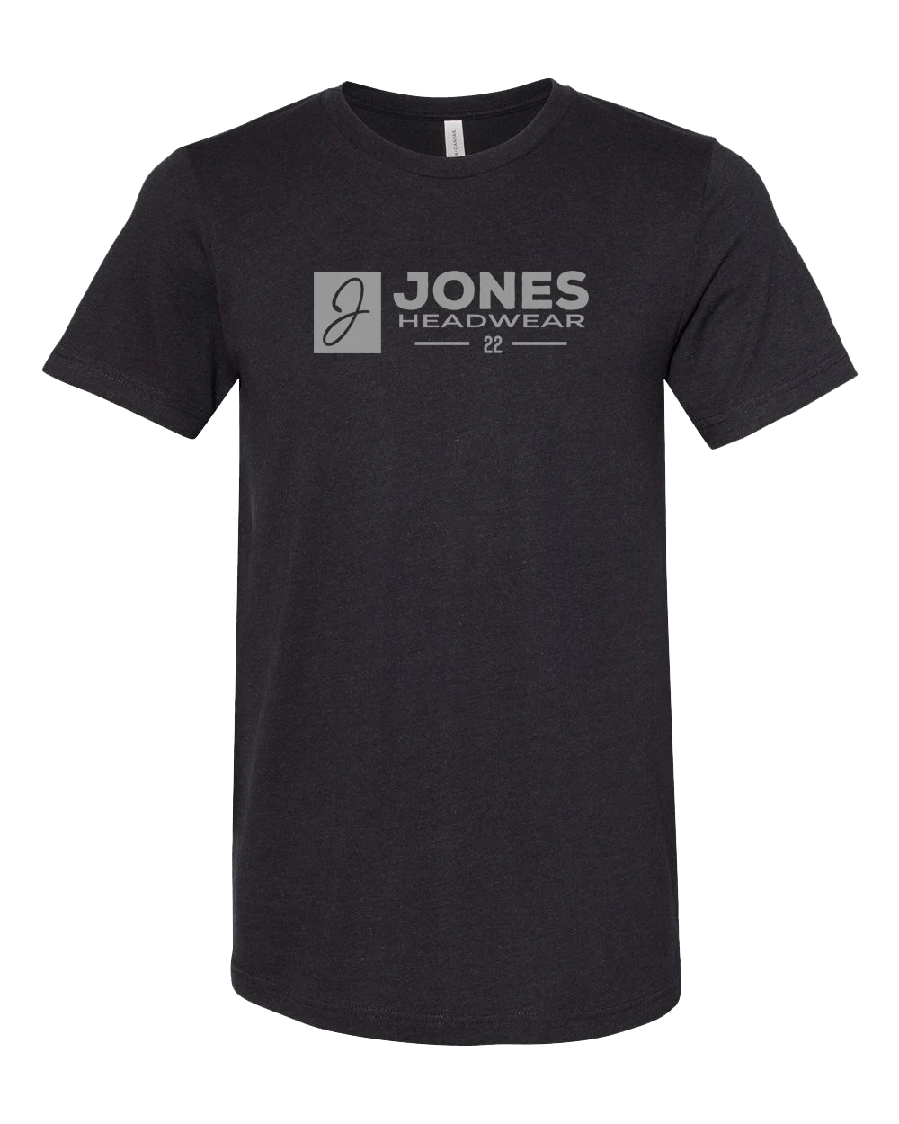 Jones Logo Tee in Jones Logo Tee — JonesLogoTeeHBlk