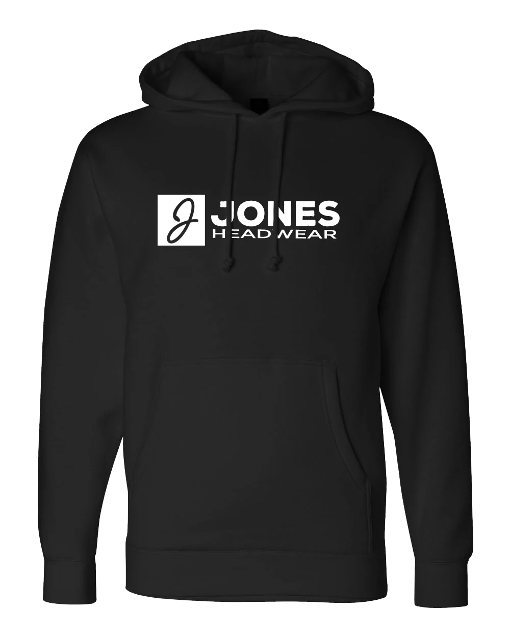 Jones Logo Hoodie in Jones Logo Hoodie — JonesLogoHoodieBlack