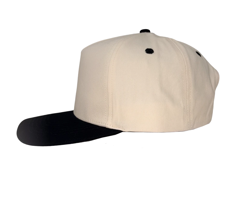 Jones Set the Tone Snapback in Black — side view